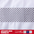 Grid Matrix Stitch Bedding Set Classical Design